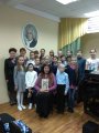 Встреча учеников и преподавателей школы с  Татьяной Павловной Савченковой